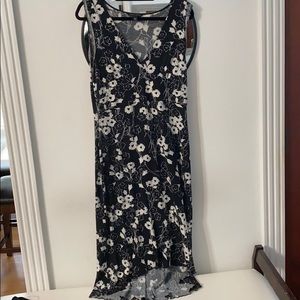 Dress flowers banana republic